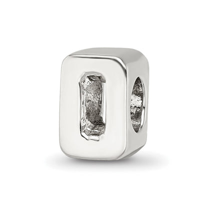 Sterling Silver Reflections Numeral 0 Bead