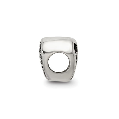 Sterling Silver Reflections Kids Heart W/Cross Bead