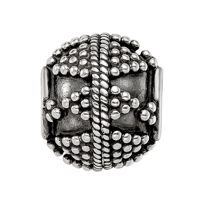Sterling Silver Reflections Decorative Bali Bead