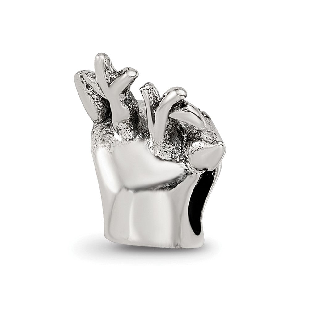 Sterling Silver Reflections Reindeer Bead