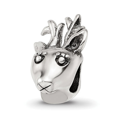 Sterling Silver Reflections Reindeer Bead