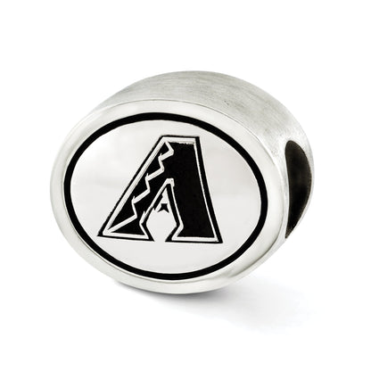 Sterling Silver Mlb Siskiyou Buckle Antiqued Arizona Diamondbacks Bead