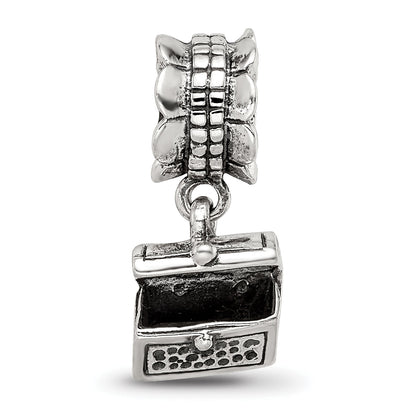 Sterling Silver Reflections Treasure Chest Dangle Bead