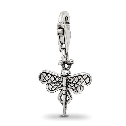 Sterling Silver Reflections Dragonfly Click-On For Bead