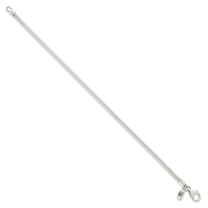 Sterling Silver Reflections Lobster Clasp Bead Anklet