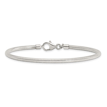 Sterling Silver Reflections Lobster Clasp Bead Anklet