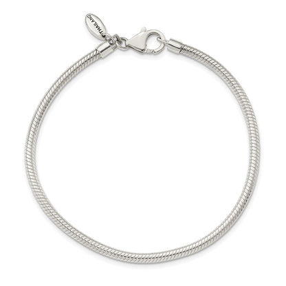 Sterling Silver Reflections Lobster Clasp Bead Anklet