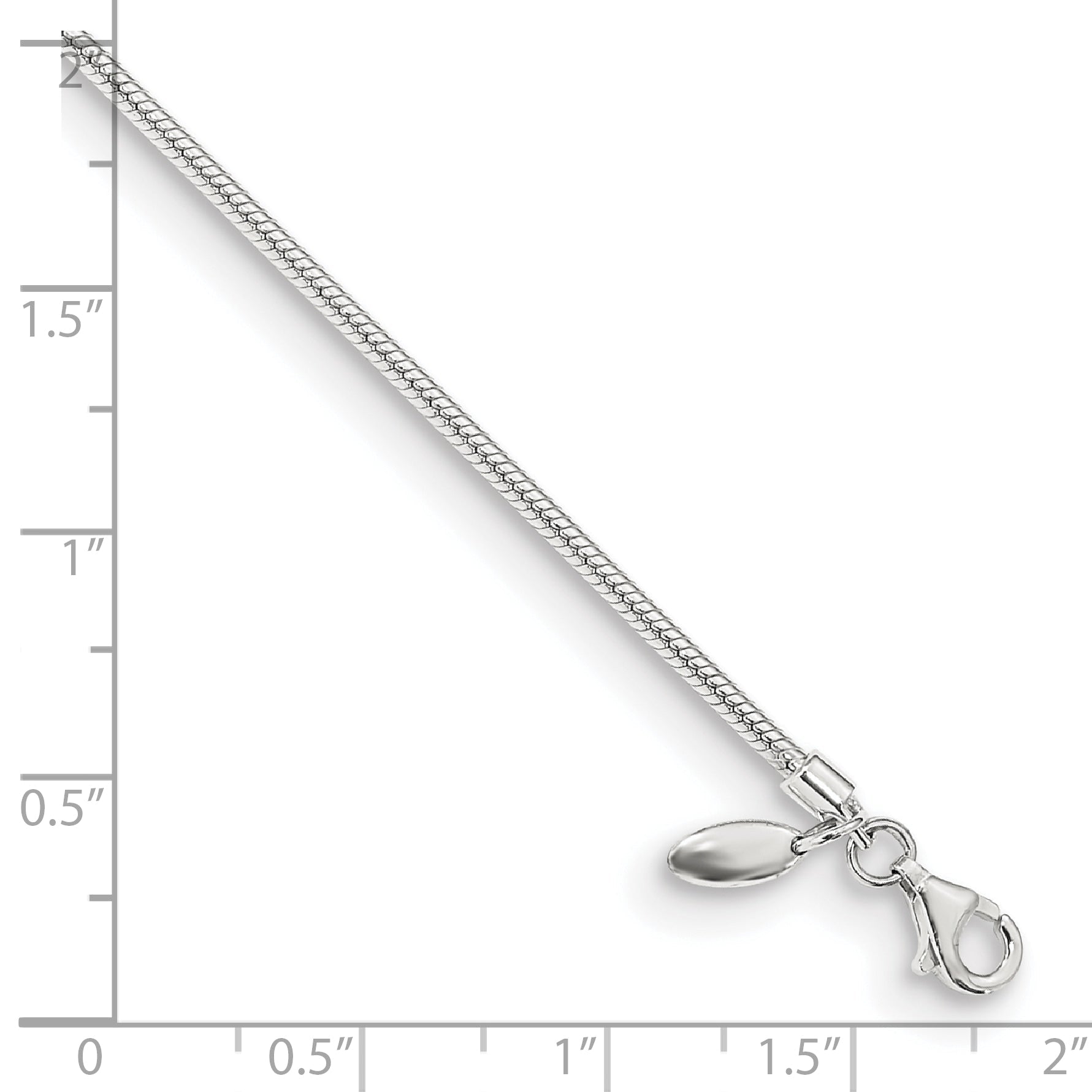 Sterling Silver Reflections Kids 40Cm Bead Chain Necklace