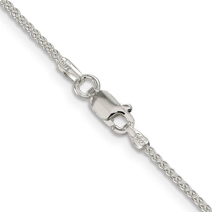 42 Inch Sterling Silver 1.5mm Round Spiga Chain Necklace