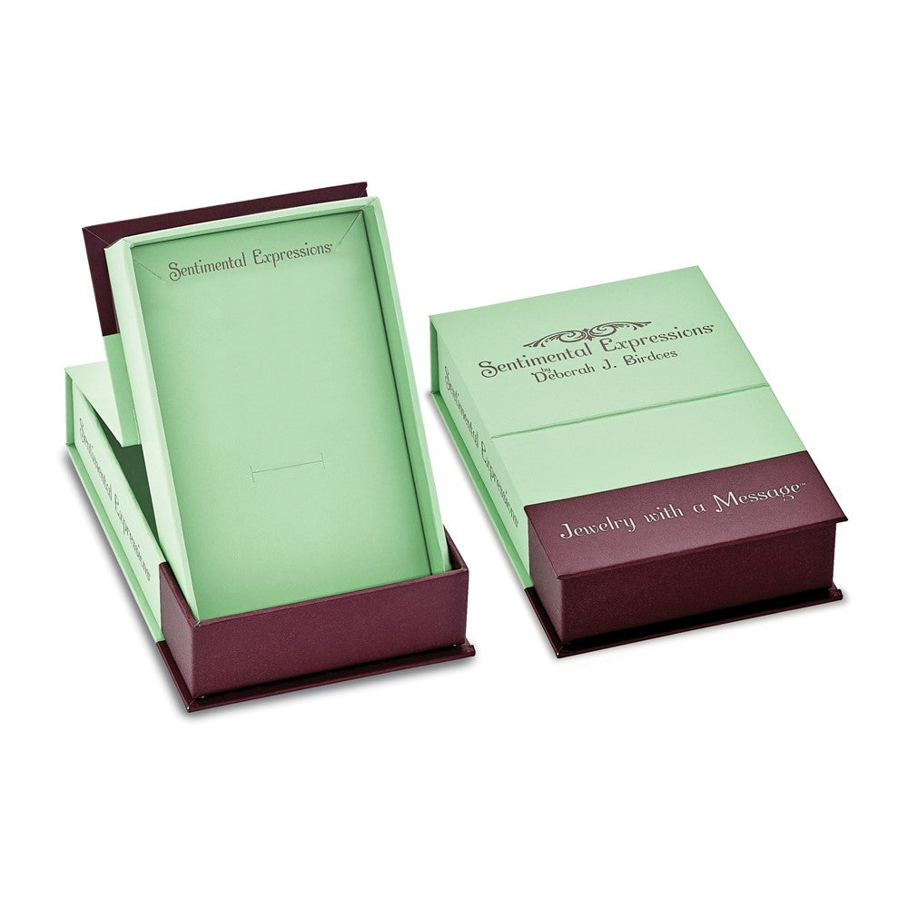 10K Yellow Gold Sentimental Expressions Heart Remembrance Ash Holder Pendant