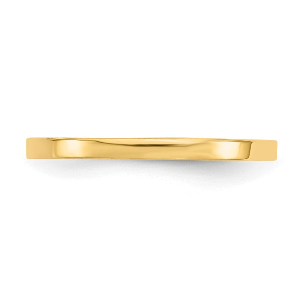 14K Yellow Gold High Polished Band Childs Ring