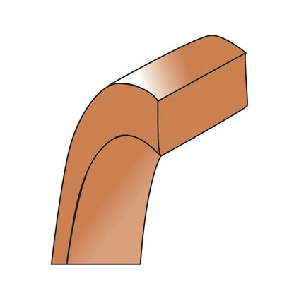 18k Rose Gold 5mm Lightweight Flat Wedding Band Ring