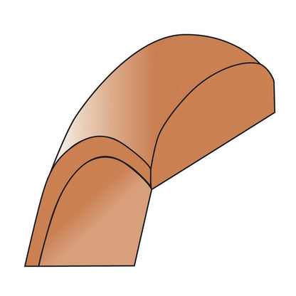 10k Rose Gold 3mm Half Round Wedding Band Ring