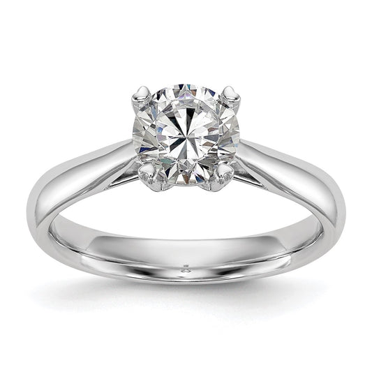 True Origin 14k White Gold 3/4 Ct. Lab Grown Diamond VS/SI+ G+ Round Solitaire Engagement Ring
