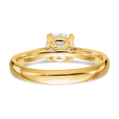 14k Yellow Gold True Origin 3/4 Ct. Lab Grown Diamond VS/SI+ G+ Round Solitaire Engagement Ring