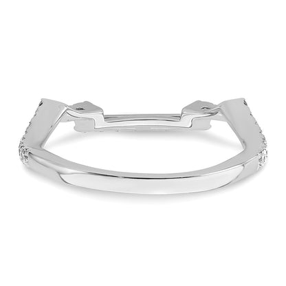 14K White Gold True Origin 3/8 Carat Lab Grown Diamond Vs/Si D E F Wedding Band