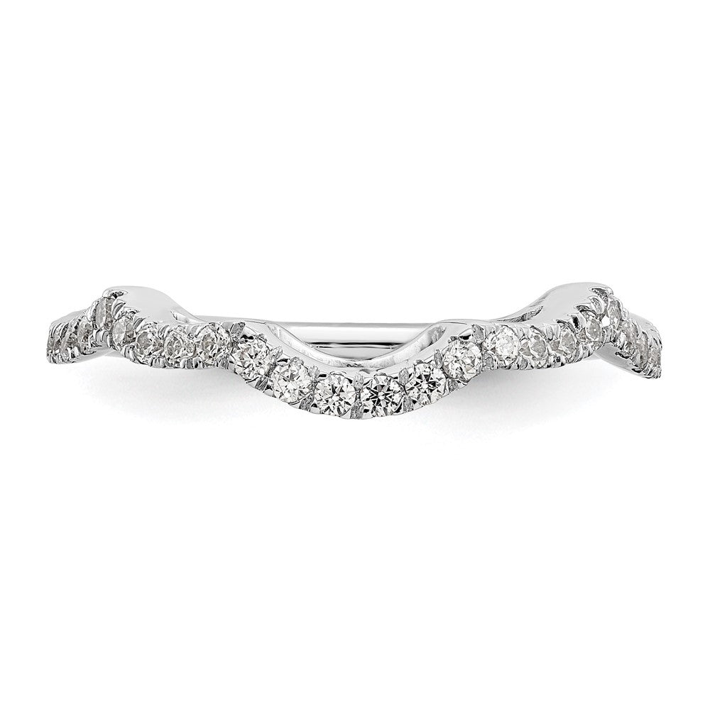 14K White Gold True Origin 1/3 Carat Lab Grown Diamond Vs/Si D E F Wedding Band