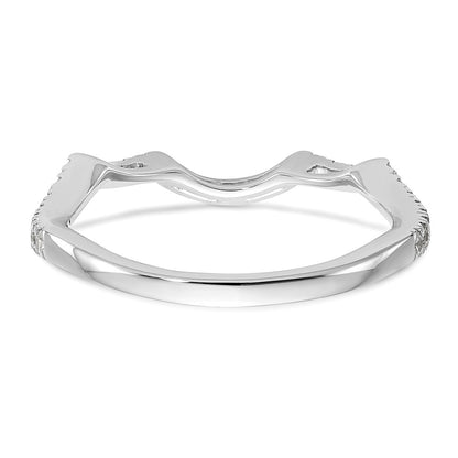 14K White Gold True Origin 1/3 Carat Lab Grown Diamond Vs/Si D E F Wedding Band