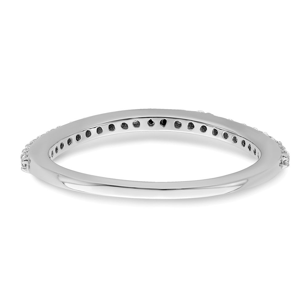 14K White Gold True Origin 1/4 Carat Lab Grown Diamond Vs/Si D E F Wedding Band