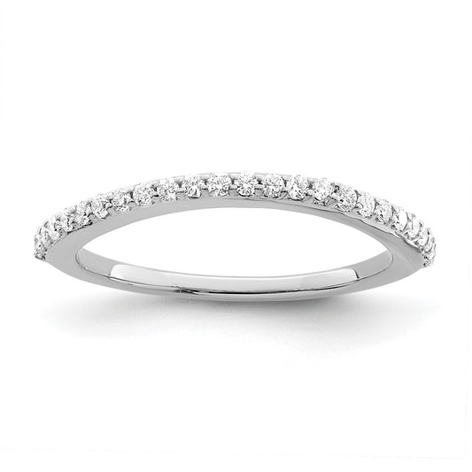 14K White Gold True Origin 1/4 Carat Lab Grown Diamond Vs/Si D E F Wedding Band