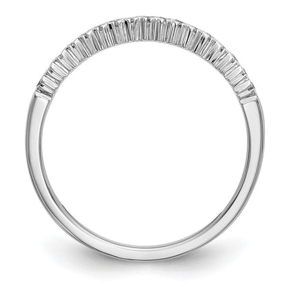 14K White Gold Complete Real Diamond Cluster Engagement Ring