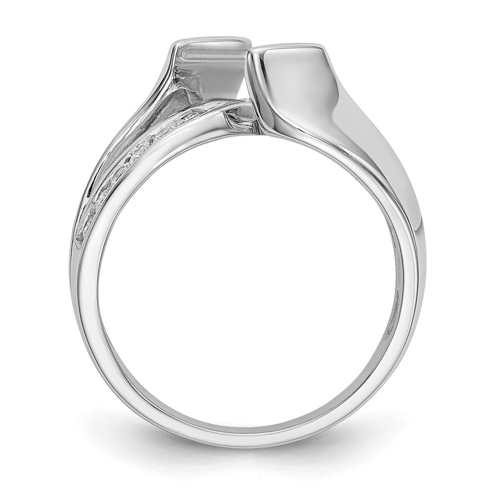 14k White Gold 1/5 Ct. Lab Grown Diamond VS/SI+ G+ Pet Set Engagement Ring