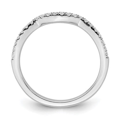 14K White Gold True Origin 1/5 Carat Lab Grown Diamond Vs/Si D E F Wedding Band