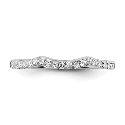 14K White Gold True Origin 1/5 Carat Lab Grown Diamond Vs/Si D E F Wedding Band