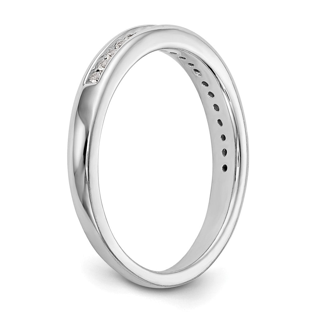 14k White Gold Lab Grown VS/SI+ G+ Diamond Wedding Band Ring