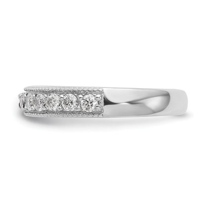 14K White Gold True Origin 1/2 Carat Lab Grown Diamond Vs/Si D E F Wedding Band