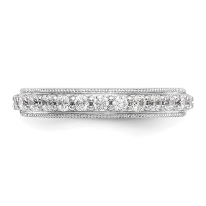 14K White Gold True Origin 1/2 Carat Lab Grown Diamond Vs/Si D E F Wedding Band