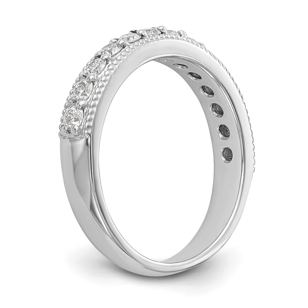 14K White Gold True Origin 1/2 Carat Lab Grown Diamond Vs/Si D E F Wedding Band