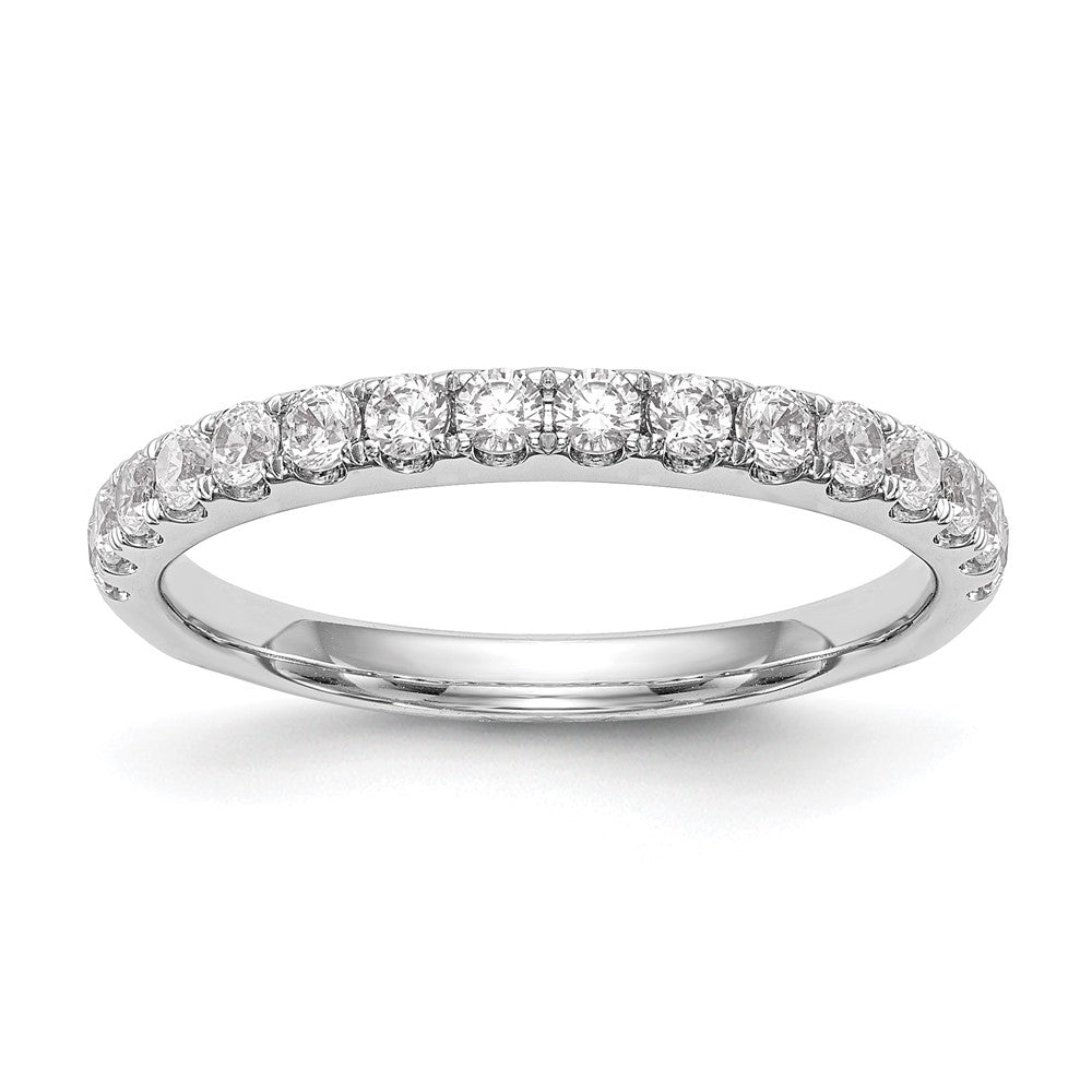 14k White Gold 1/2 Ct. Lab Grown Diamond VS/SI+ G+ Wedding Band Ring