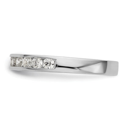 14k White Gold 1/2 Ct. Lab Grown Diamond VS/SI+ G+ Wedding Band Ring