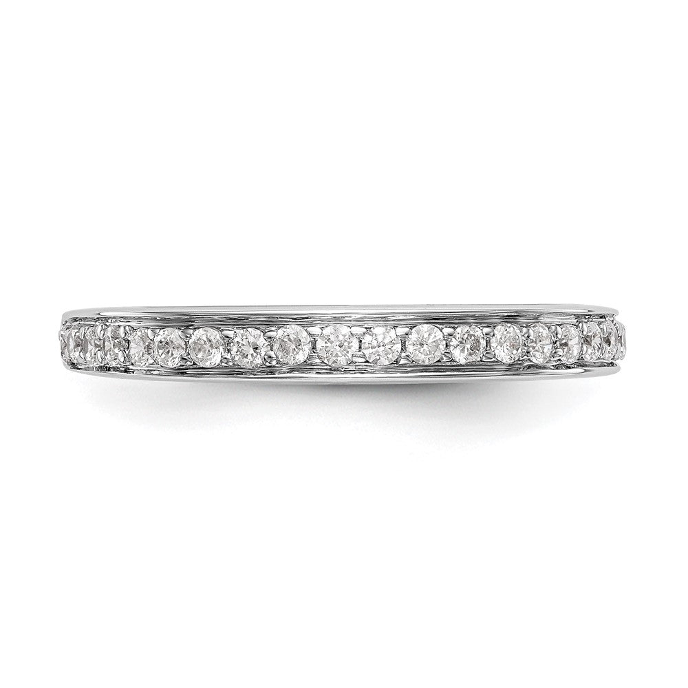 14K White Gold Lab Grown VS/SI+ G+ Diamond Wedding Band Ring