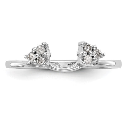 14k White Gold 1/8 Ct. Lab Grown Diamond VS/SI+ G+ Ring Wrap