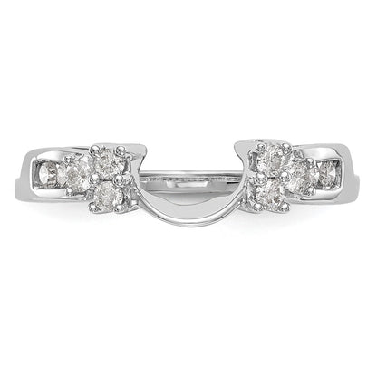 14k White Gold 1/4 Ct. Lab Grown Diamond VS/SI+ G+ Ring Wrap