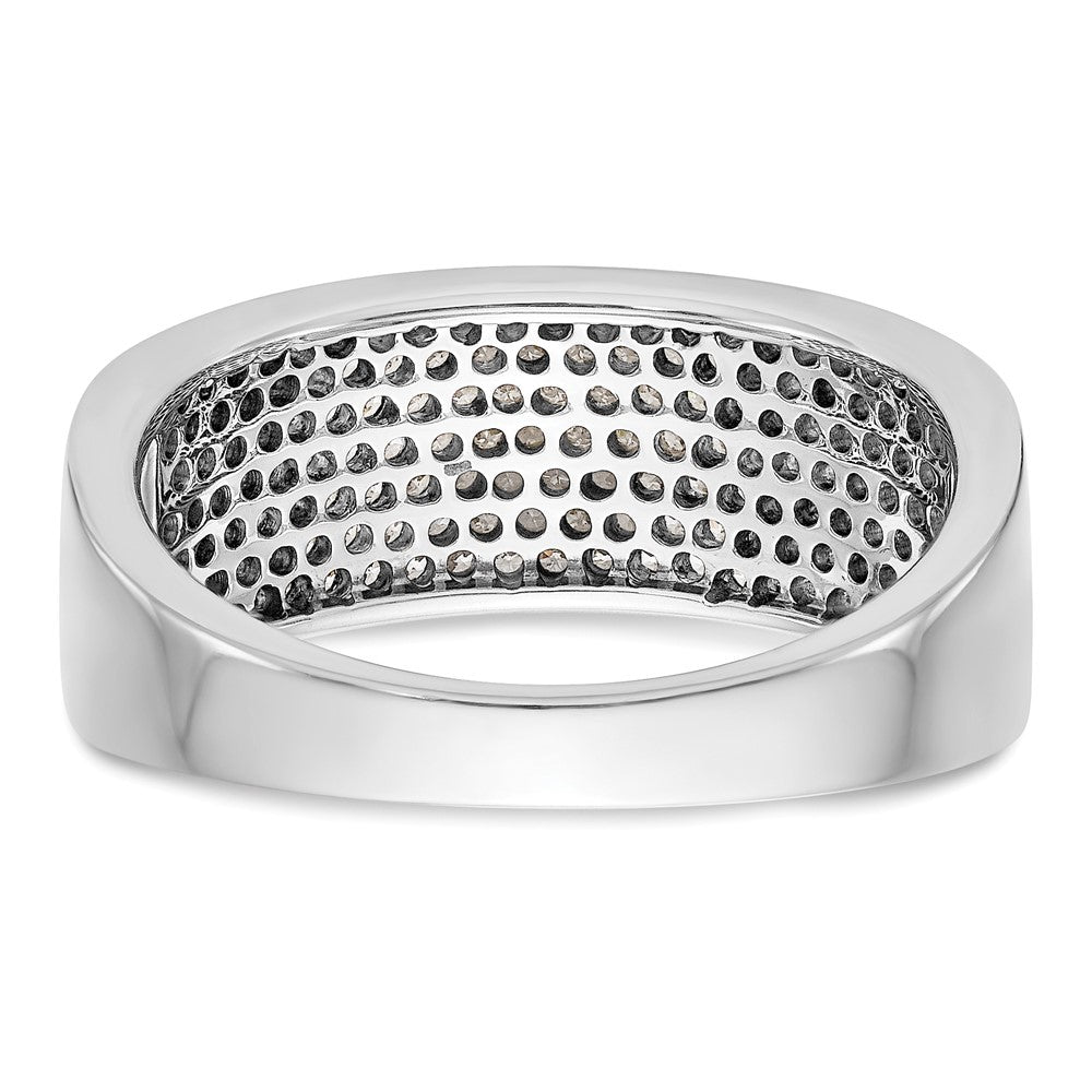 Platinum Micro Pave Diamond Band