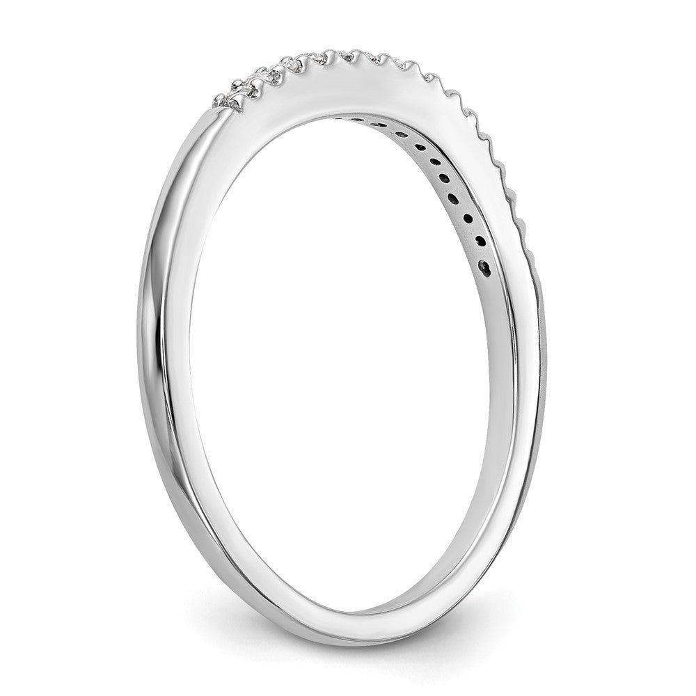 14K White Gold True Origin 1/5 Carat Lab Grown Diamond Vs D E F Bands Set Of Two