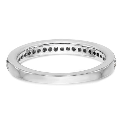 14K White Gold True Origin 1/4 Carat Lab Grown Diamond Vs D E F Band