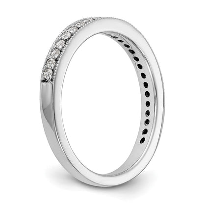 14K White Gold True Origin 1/4 Carat Lab Grown Diamond Vs D E F Band