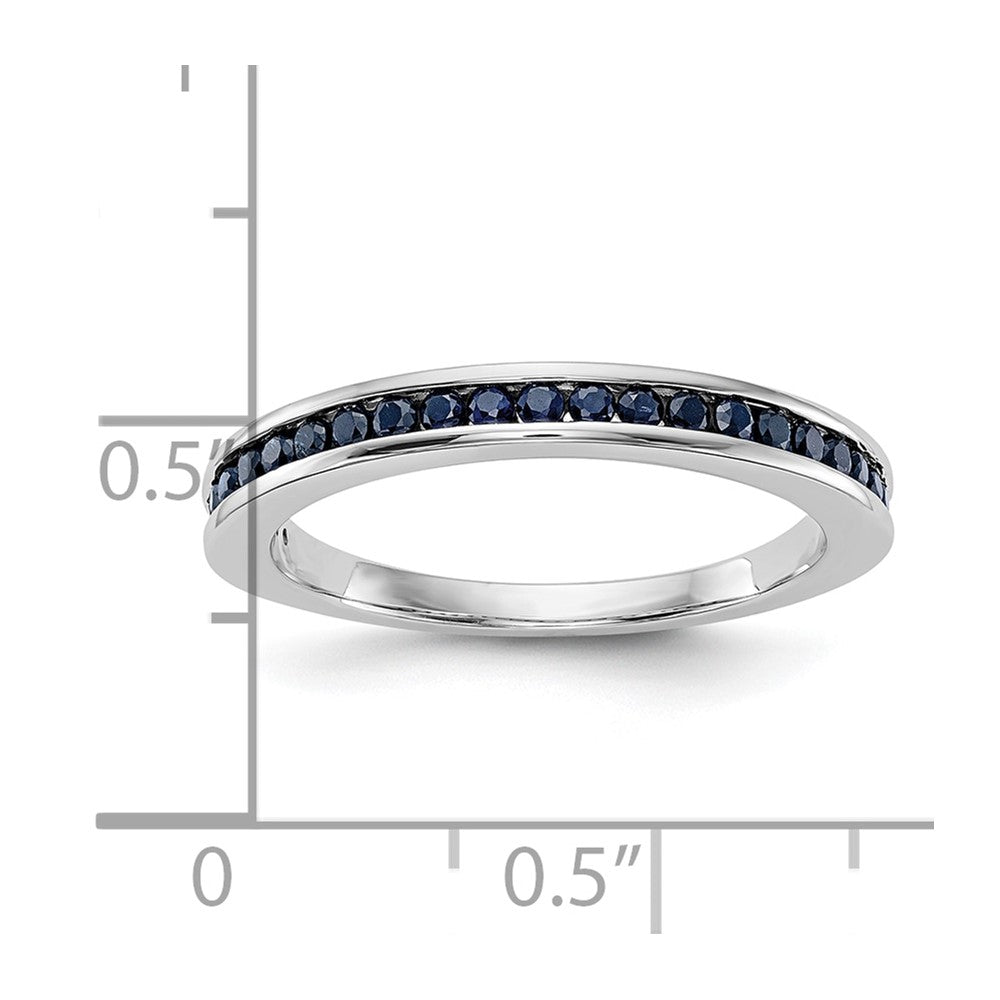 10K White Gold 10K Sapphire Band