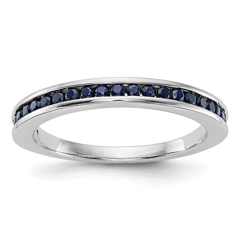 10K White Gold 10K Sapphire Band