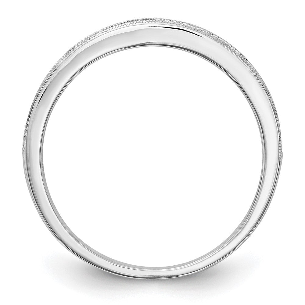 10K White Gold 10K Pink Sapphire Band