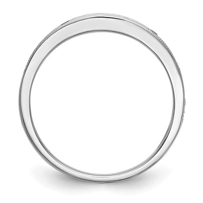 10K White Gold 10K Blue Sapphire Band