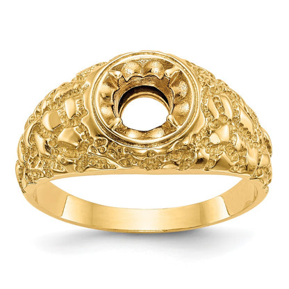 14k Yellow Gold 7/8 Ct. Lab Grown Diamond VS/SI+ G+ Men's Ring