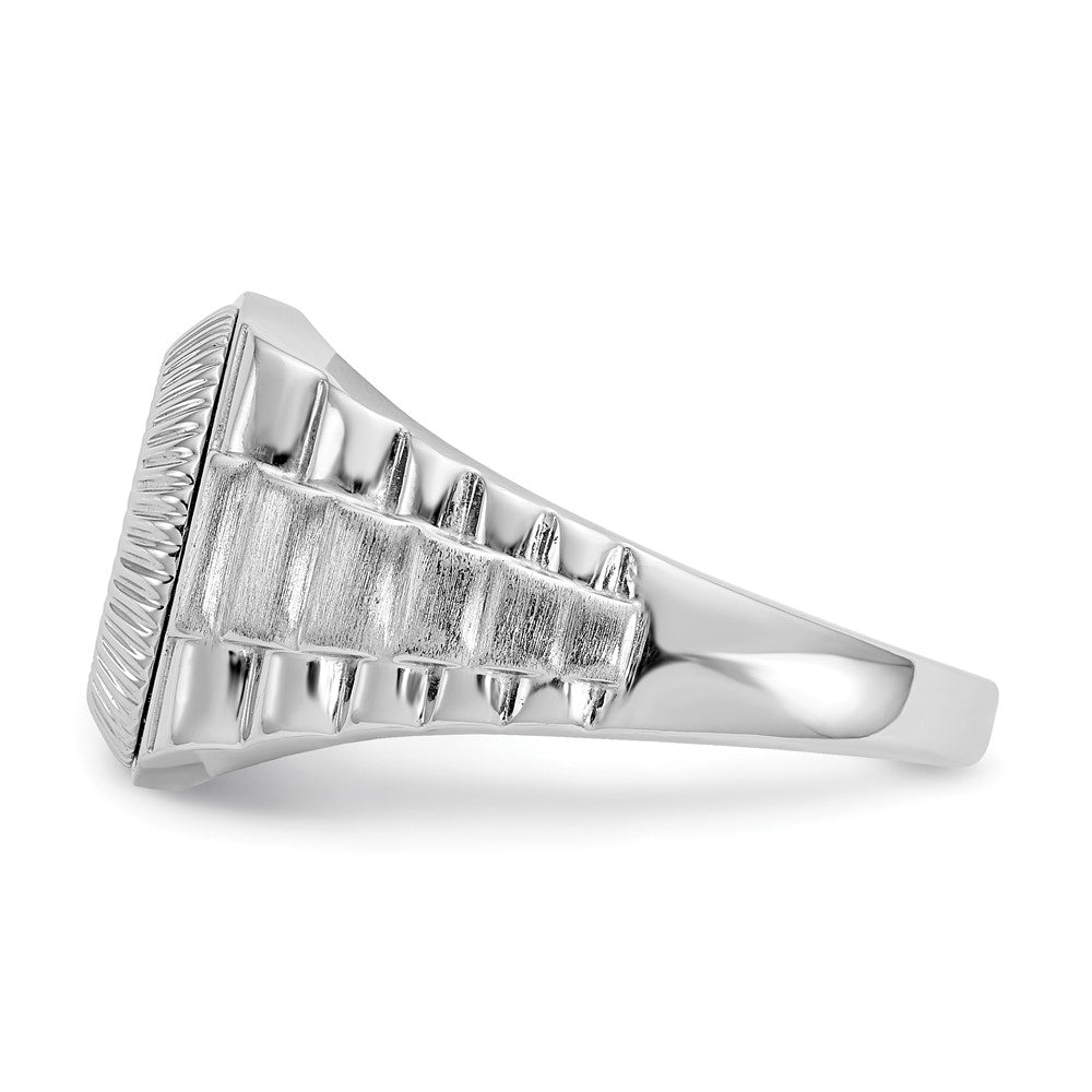 14K White Gold True Origin Men'S 1/4 Carat Lab Grown Diamond Vs D E F Heirloom Ring