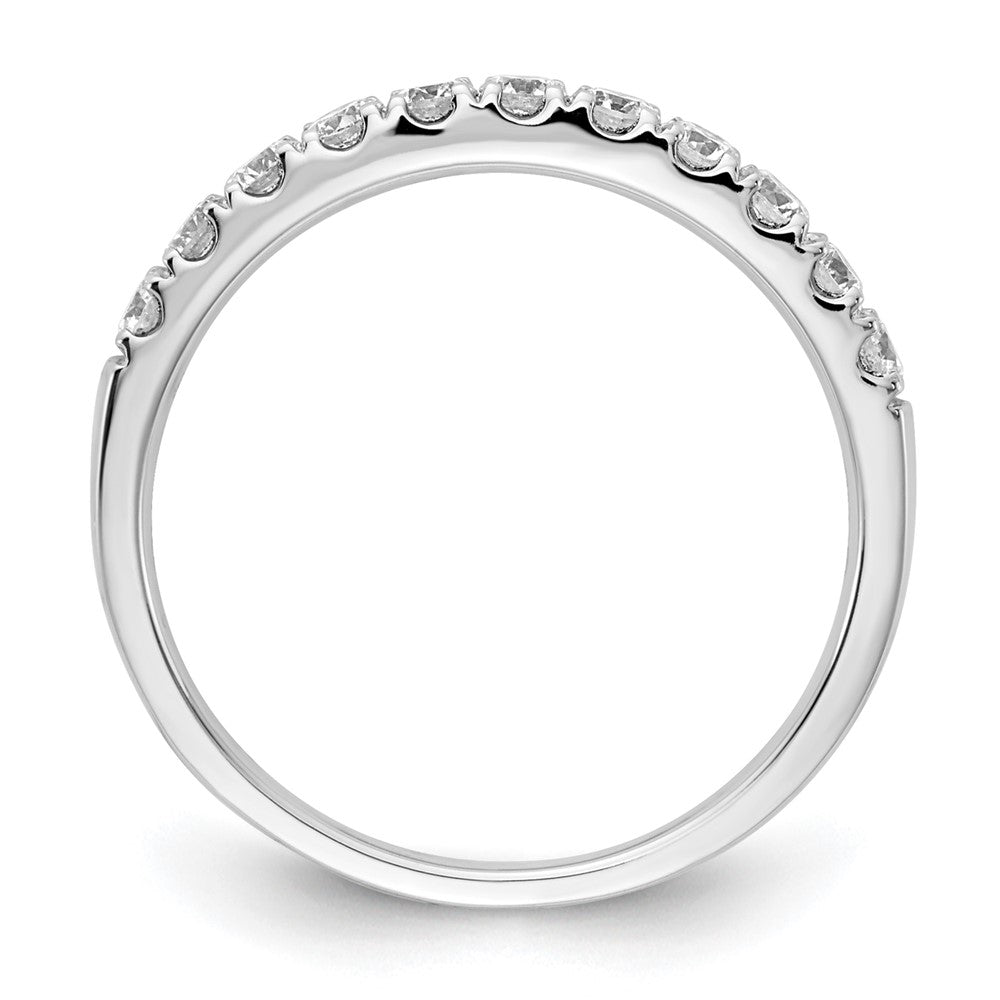 14K White Gold Lab Grown Diamond VS/SI+ G+ 1/2ct Wedding Band Ring