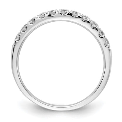 14K White Gold Lab Grown Diamond VS/SI+ G+ 1/2ct Wedding Band Ring