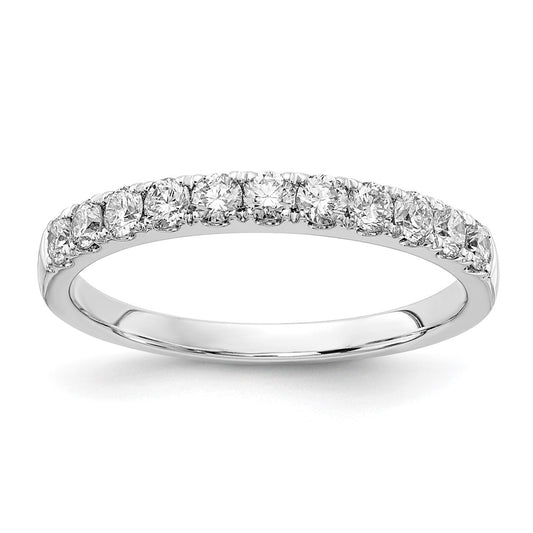 Platinum Lab Grown Diamond VS/SI+ G+ 1/2ct Wedding Band Ring